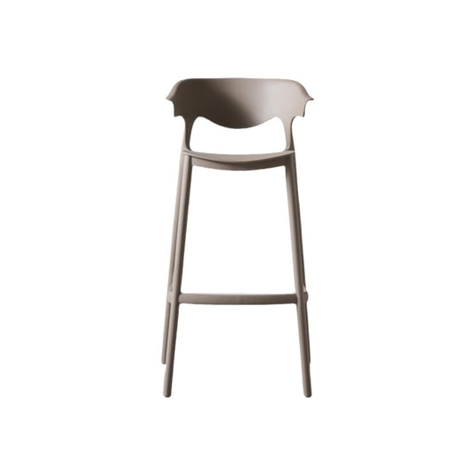 Set de 4 Sillas para Bar Elena, Color Taupe, Diseño Moderno