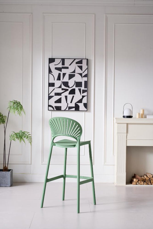 Butaco Alto Paraiso, Color Verde Olivo, Diseño Moderno