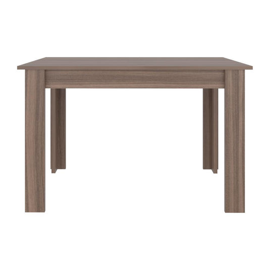 Mesa para Comedor Estrella 120, Avellana, con Espacio para Cuatro Personas, No Incluye Sillas