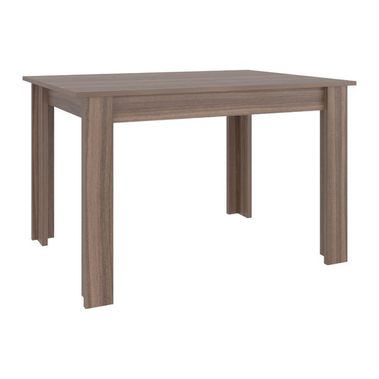 Mesa para Comedor Estrella 120, Avellana, con Espacio para Cuatro Personas, No Incluye Sillas