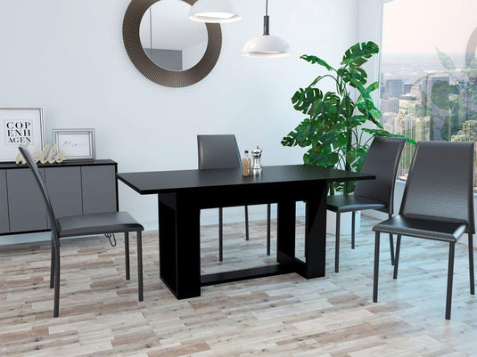 Combo Comedor Beton , Incluye Comedor y 4 Sillas