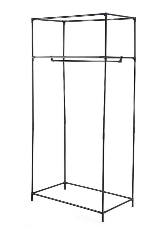 Closet Organizador Tuco, Negro, De tela, con espacio para organizar ropa