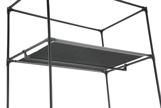 Closet Organizador Tuco, Negro, De tela, con espacio para organizar ropa