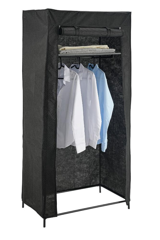 Closet Organizador Tuco, Negro, De tela, con espacio para organizar ropa