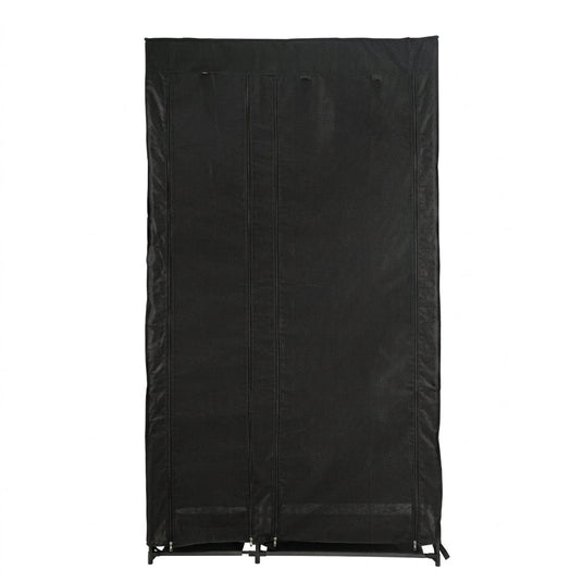 Closet Organizador Dono, Negro,  con variedad de entrepaños en tela