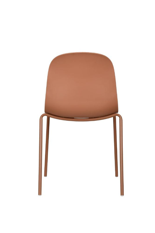 Set de 4 Sillas Aiara, Color Rojo, Diseño Moderno
