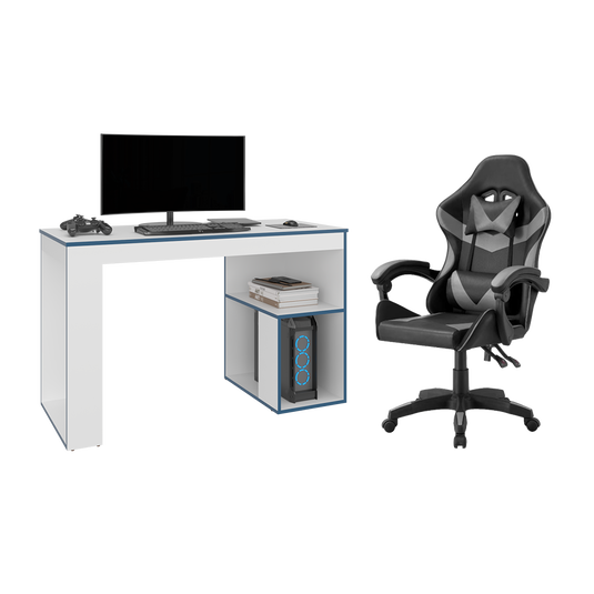 Combo Gamer Astral, incluye Escritorio y Silla Gamer