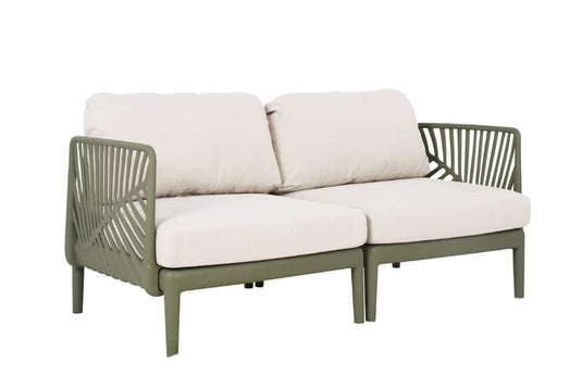 Sala de Exterior Astratto, Verde Olivo