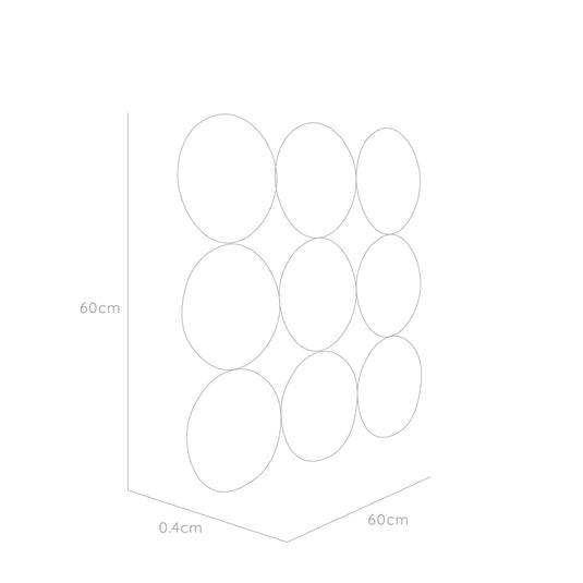Espejo Artemis, Diseño de 6 Espejos Circulares