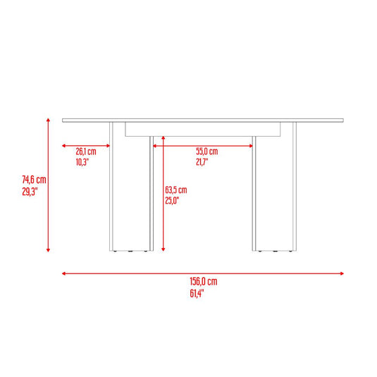 Combo comedor Ponty, Incluye Comedor y 4 Sillas