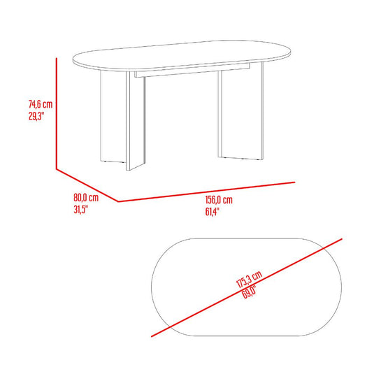 Combo comedor Ponty, Incluye Comedor y 4 Sillas