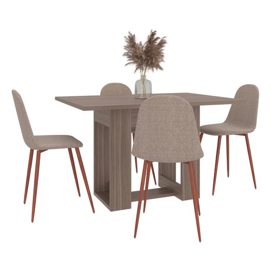 Mesa Comedor Volterra, Caramelo