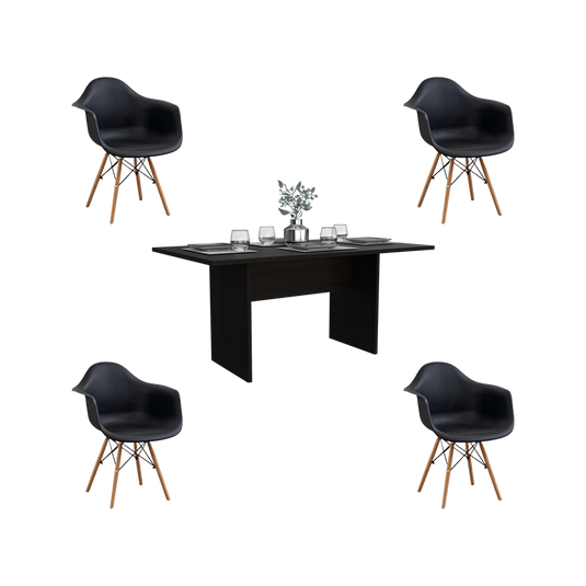 Combo Comedor Kaper , Incluye Comedor y 4 Sillas