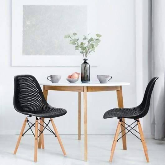 Silla Air Eames Para Sala Comedor Restaurante - Negra
