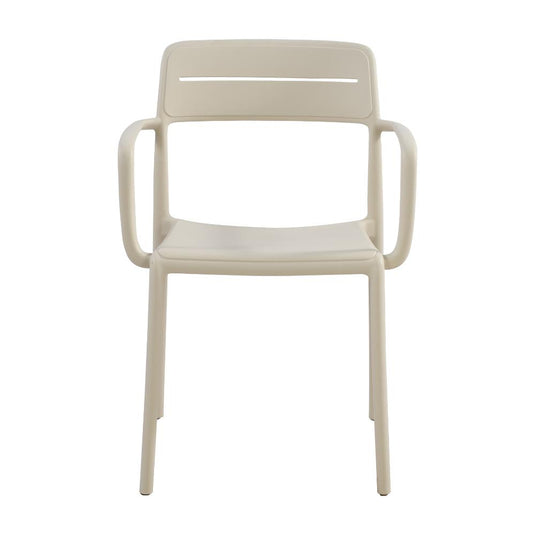 Combo Sarku, Incluye una Mesa y 4 Sillas Color Beige Claro