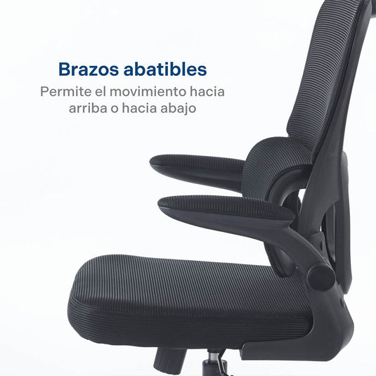 Silla de Oficina Presidente Syra, Negro