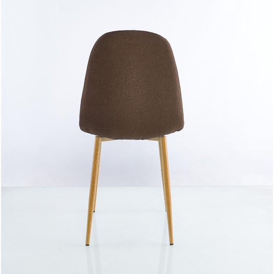 Sillas Clásicas Concept X2 DB, Café Oscuro, con Cómodo Espaldar