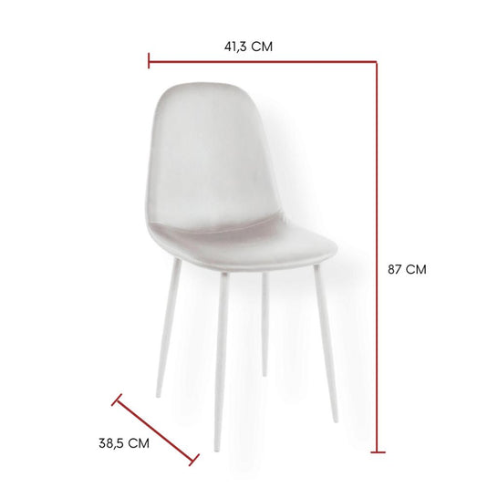 Sillas Clásicas Concept X2 DB, Café Oscuro, con Cómodo Espaldar