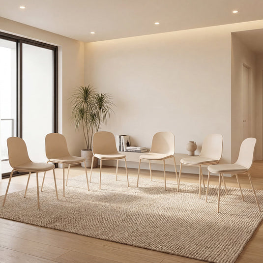 Silla con Cojín Aiara, Color Blanco, Diseño Moderno X6