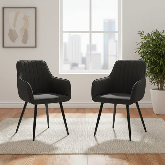 Combo para Sala Kristal, Incluye Mesa Redonda de Vidrio y 2 Sillas
