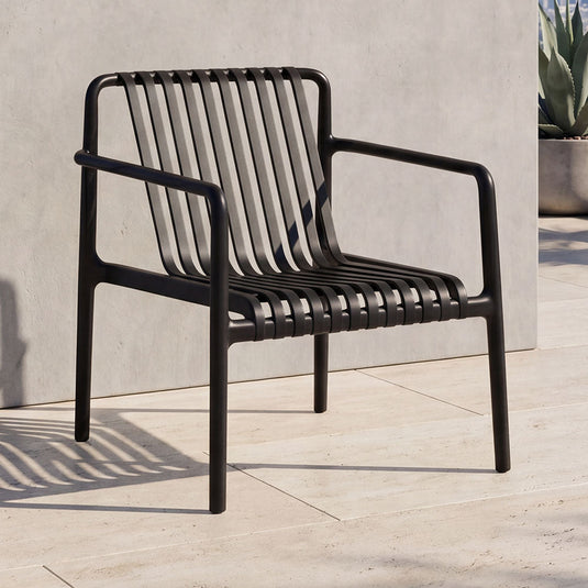 Set de 2 Sillas Lounge Parma, Negro, con Espaldar y Diseño Moderno