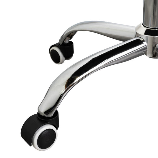 Silla Oficina X-59B, Negro, con Cómodo Espaldar y Rodachines