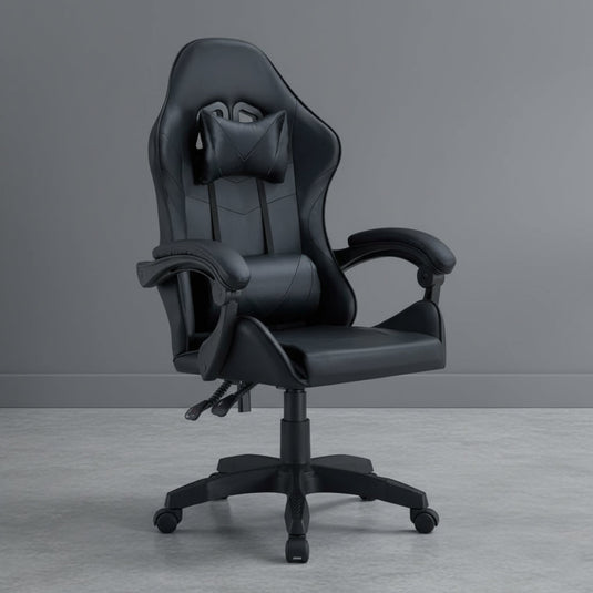 Silla Gamer Yekson, Negro, con Cómodo Espaldar y Rodachines