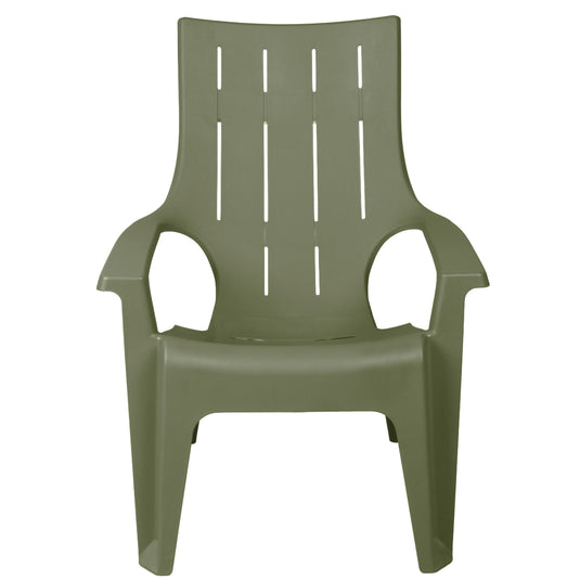 Set de 2 Sillas Playera con Brazos Ocean, Verde, con Espaldar y Reposa Brazos