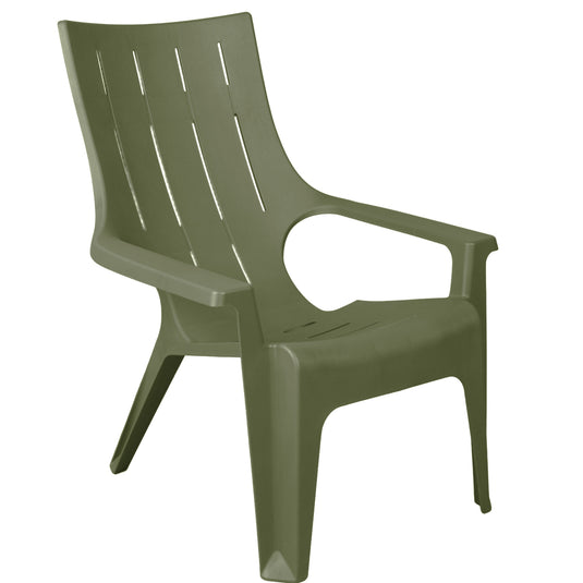 Silla Playera con Brazos Ocean, Verde, con Espaldar y Reposa Brazos