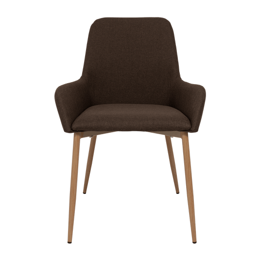 Sillas Clásicas Concept ST2 X4, Chocolate y Café Claro, con Cómodo Espaldar