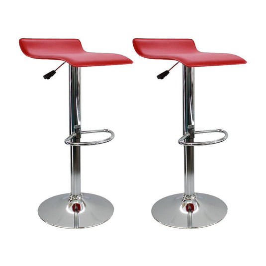 Kit por 2 Silla Wave Bar- Rojo