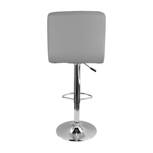 kit por 3 Silla Acolchada Tipo Bar - Gris