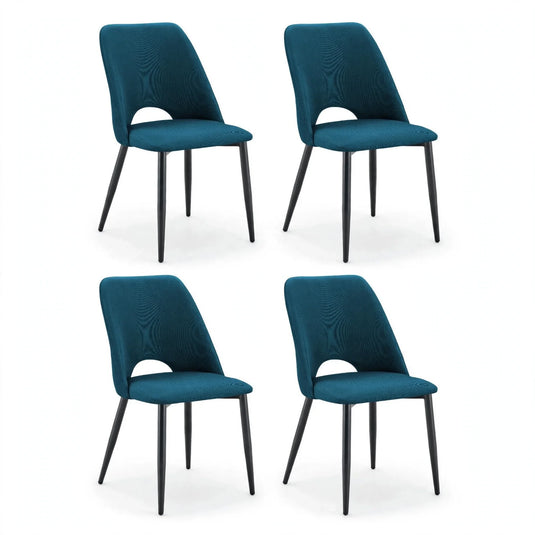 Combo Pops, Incluye una Mesa y 4 Sillas Color Negro