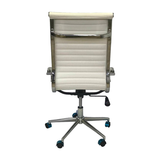 Silla Para Oficina Escritorio Presidencial OR -3301 Alta Blanca