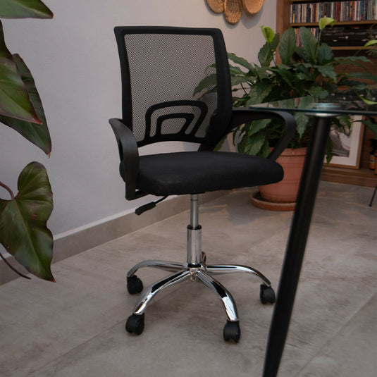 Kit Por 2 Silla Para Oficina Escritorio - Negro