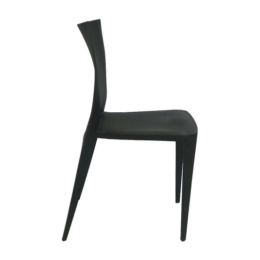 Silla Zoé Para Sala, Comedor, Jardin - Negra