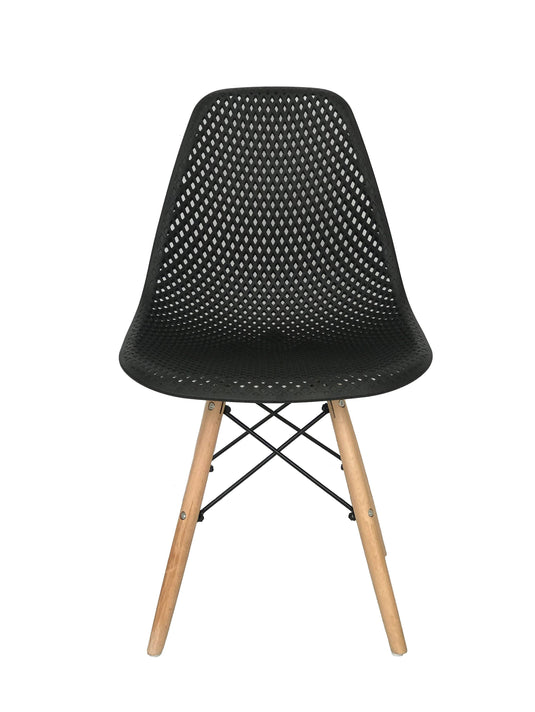 Silla Air Eames Para Sala Comedor Restaurante - Negra