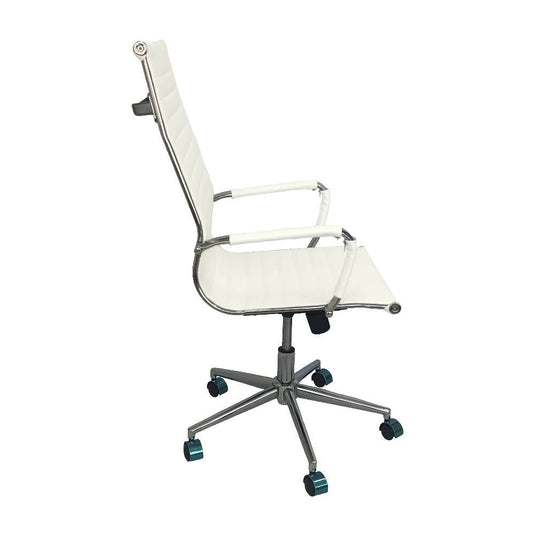 Silla Para Oficina Escritorio Presidencial OR -3301 Alta Blanca