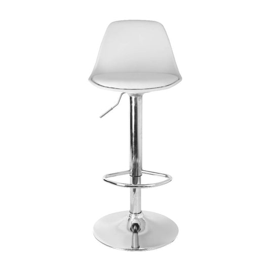 Kit por 2 Silla Oslo Tipo Bar - Blanca