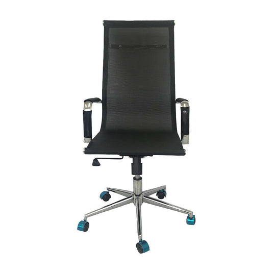Kit Por 2 Silla Para Oficina Escritorio Alta - Negra