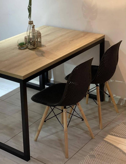 Silla Air Eames Para Sala Comedor Restaurante - Negra